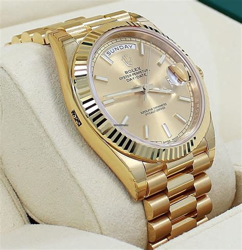 pre owned rolex president 40mm|rolex day date 40 used.